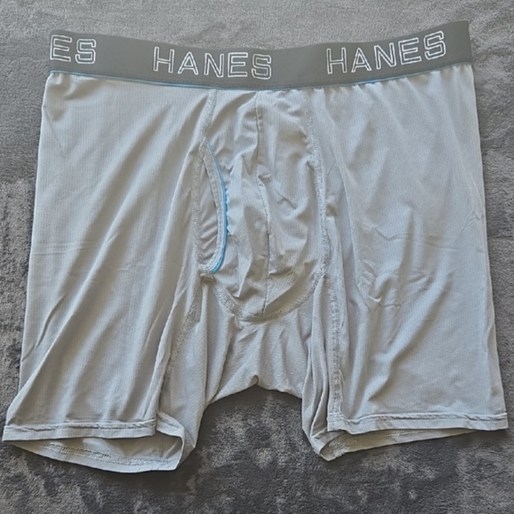 Hanes Gray Stretch Boxer Briefs
